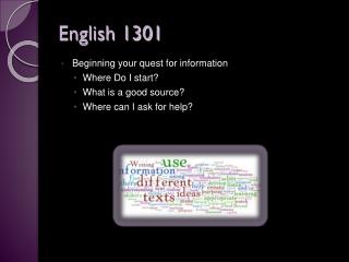 English 1301