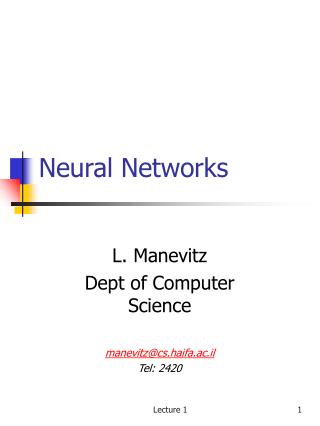 Neural Networks