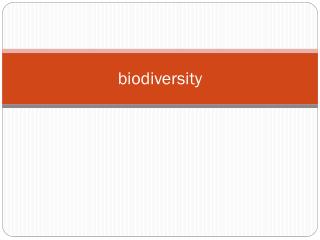 biodiversity