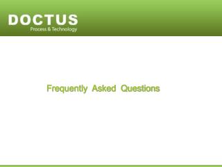 Frequently Asked Questions