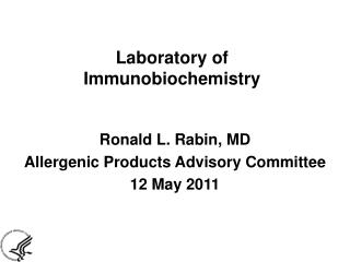 Laboratory of Immunobiochemistry