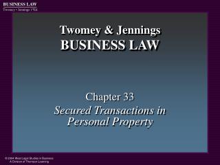 Twomey &amp; Jennings BUSINESS LAW