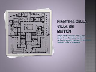 Piantina della Villa dei Misteri