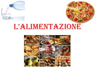 L’ALIMENTAZIONE