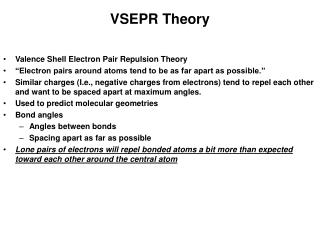 VSEPR Theory