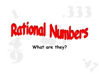 Rational Numbers