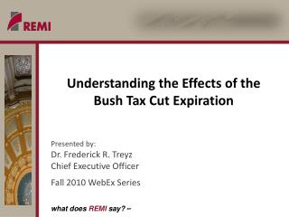 Understanding the Effects of the Bush Tax Cut Expiration