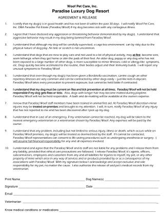 AGREEMENT &amp; RELEASE