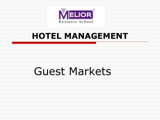 HOTEL MANAGEMENT
