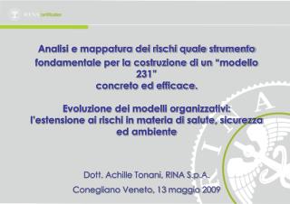 Analisi e mappatura dei rischi quale strumento fondamentale per la costruzione di un “modello 231”