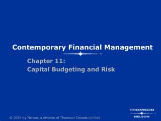 Contemporary Financial Management