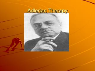 Adlerian Therapy