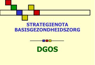 STRATEGIENOTA BASISGEZONDHEIDSZORG