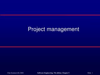 Project management