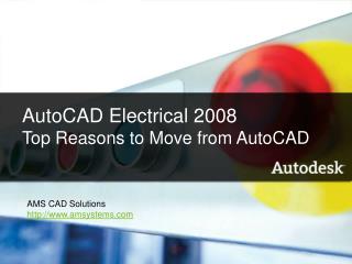 AutoCAD Electrical 2008 What’s New Name Company