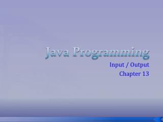 Java Programming