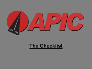 The Checklist