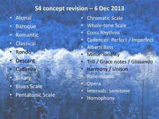 S4 concept revision – 6 Dec 2013