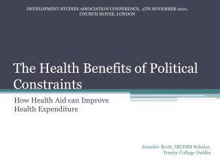 The Health Benefits of Political Constraints