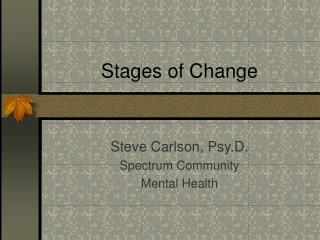Stages of Change