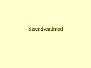 Sisendseadmed