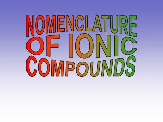 NOMENCLATURE