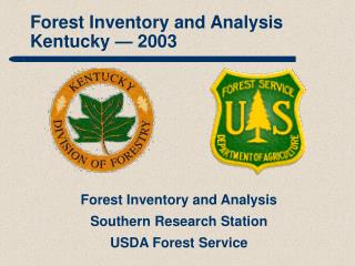 Forest Inventory and Analysis Kentucky — 2003