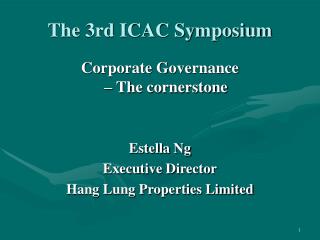 The 3rd ICAC Symposium