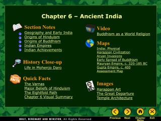 Chapter 6 – Ancient India