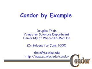 Condor by Example