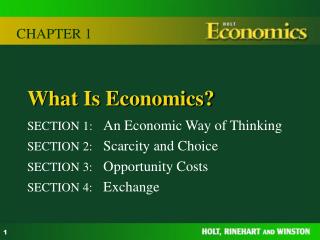 What Is Economics?