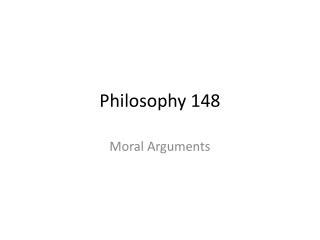 Philosophy 148