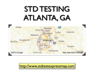 STD Testing Atlanta