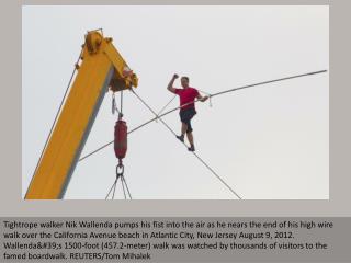 Daredevil stuntman Nik Wallenda