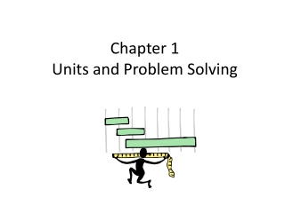 Chapter 1 Units and Problem Solving