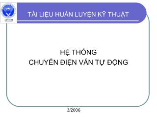TÀI LIỆU HUẤN LUYỆN KỸ THUẬT