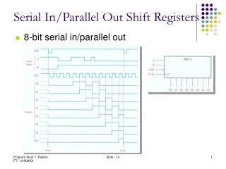 Serial In/Parallel Out Shift Registers