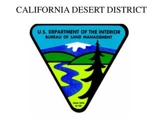 CALIFORNIA DESERT DISTRICT