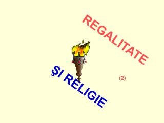 REGALITATE ŞI RELIGIE