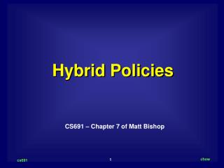 Hybrid Policies