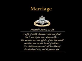 Marriage
