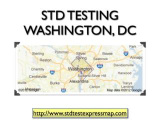 STD Testing Washington DC
