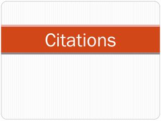 Citations