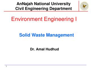 Environment Engineering I