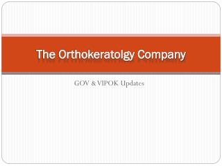 The Orthokeratolgy Company