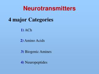 Neurotransmitters