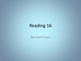 Reading 16