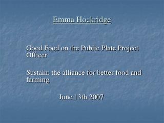 Emma Hockridge