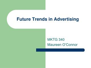 Future Trends in Advertising
