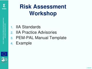 Risk Assessment Workshop